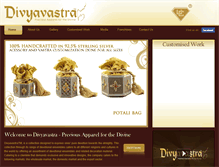 Tablet Screenshot of divyavastra.com